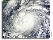 NASA's Terra Satellite Catches Powerful Supertyphoon Megi