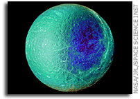 Dramatic Views of Saturn's Moon Rhea