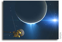Cassini Measures Tug of Enceladus