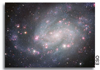 European Southern Observatory Releases Spectacular Images of Spiral Galaxy NGC 300