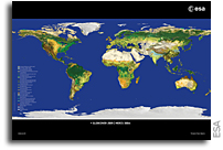 ESA unveils latest map of world's land cover 