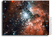 Hubble catches stars on the move