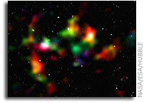 Hubble confirms cosmic acceleration with distorted galaxies