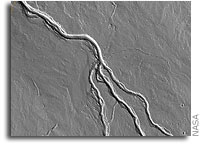 Lava Likely Made River-like Channel on Mars