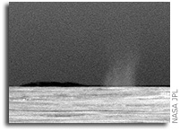 Martian Dust Devil Whirls Into Opportunity's View