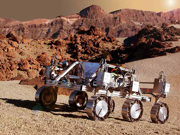 pictures of mars rover. model of the Mars Rover,