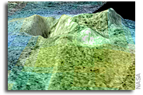 Cassini Spots Potential Ice Volcano on Titan