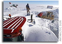 Perfect storm: Snow buries South Pole traverse before tractor train reaches 90 South