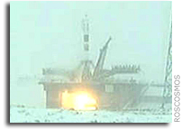 Space Station Crew Members Launched Aboard Soyuz TMA-22 from Kazakhstan