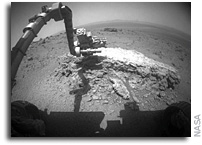 NASA's Mars Rover Opportunity Begins Study of Martian Crater