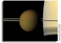 Image: Titan and Saturn