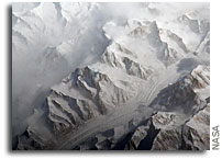 Photo: China's Tien Shan Mountain Range As Seen From Orbit