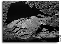 Photo: Sunrise on the Moon
