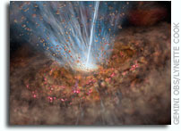 Quasar's Belch Solves Longstanding Mystery