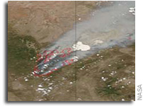 MODIS Image: Smoke from the Wallow North fire, Arizona