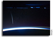 Photo: Station Commander Captures Unprecedented View of Comet