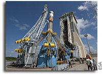 First Soyuz almost ready for launch from French Guiana