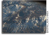 Photo:  A Lake in the Tibetan Plateau As Seen From Orbit