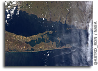 Photo: Montauk, The Hamptons, and New London As Seen From the International Space Station