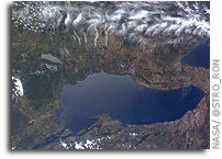 Photo: Finger Lakes As Seen From Orbit