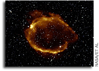 Image: G299.2-2.9, a Middle-Aged Supernova Remnant