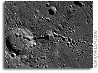 MESSENGER Image of Mercury: Chain of Craters