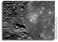 MESSENGER Image of Mercury: Petrarch Impact Basin