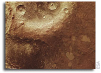 Mars Express puts craters on a pedestal