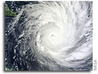 Photo: Orbital View As Tropical Cyclone Yasi Heads Toward Queensland, Australia