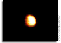 Keck Telescope Image of Asteroid YU55