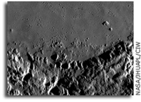 MESSENGER Image of Mercury: Hokusai's Molten Past