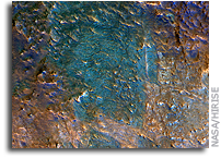 NASA Mars Reconnaissance Orbiter HiRISE Image: Colorful Rocks in Terra Sabaea