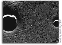 MESSENGER Image of Mercury: Radar-bright Craters in Goethe