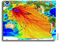 Image: NOAA Model of Honshu Tsunami Event