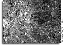 MESSENGER Image of Mercury: Crater Enwonwu 