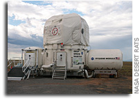 Habitat Development Unit at NASA Desert Rats
