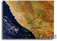 Image: Southern Namibia and Northern South Africa As Seen From Orbit
