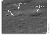 Image: Apollo 15 Landing Site In Great Detail