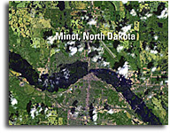 Landsat Satellite Images Reveal Extent of Historic North Dakota Flooding