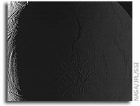 Photo: Enceladus As Seen From Saturn Orbit