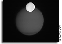 Image: Tethys and Titan