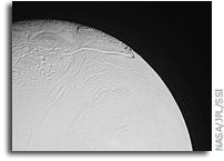 Cassini Image of Saturn's Moon Enceladus