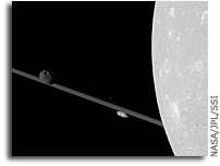 Image: Dione, Pandora, and Prometheus As Seen by Cassini