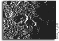 Photo: Rhea's Northern Craters