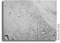 Cassini Image: Scanning Enceladus' Surface