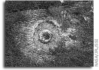 Photo: New Crater on Titan