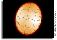 Zoom-up star photos poke holes in century-old astronomical theory
