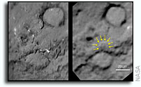 NASA Releases Images Of A Human-Made Crater On A Comet