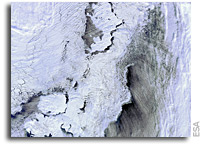 Photo: Galileo's Svalbard Satellite Station As Seen From Orbit