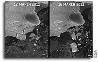 Images: Japan tsunami caused icebergs to break off in Antarctica